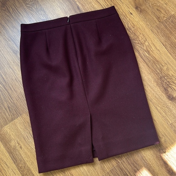 J Crew No 2 Wool Pencil Skirt Size 8 - Picture 4 of 4